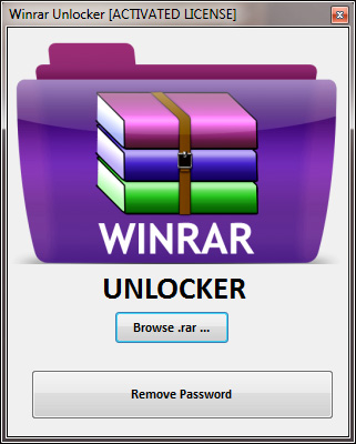 Winrar file password remover